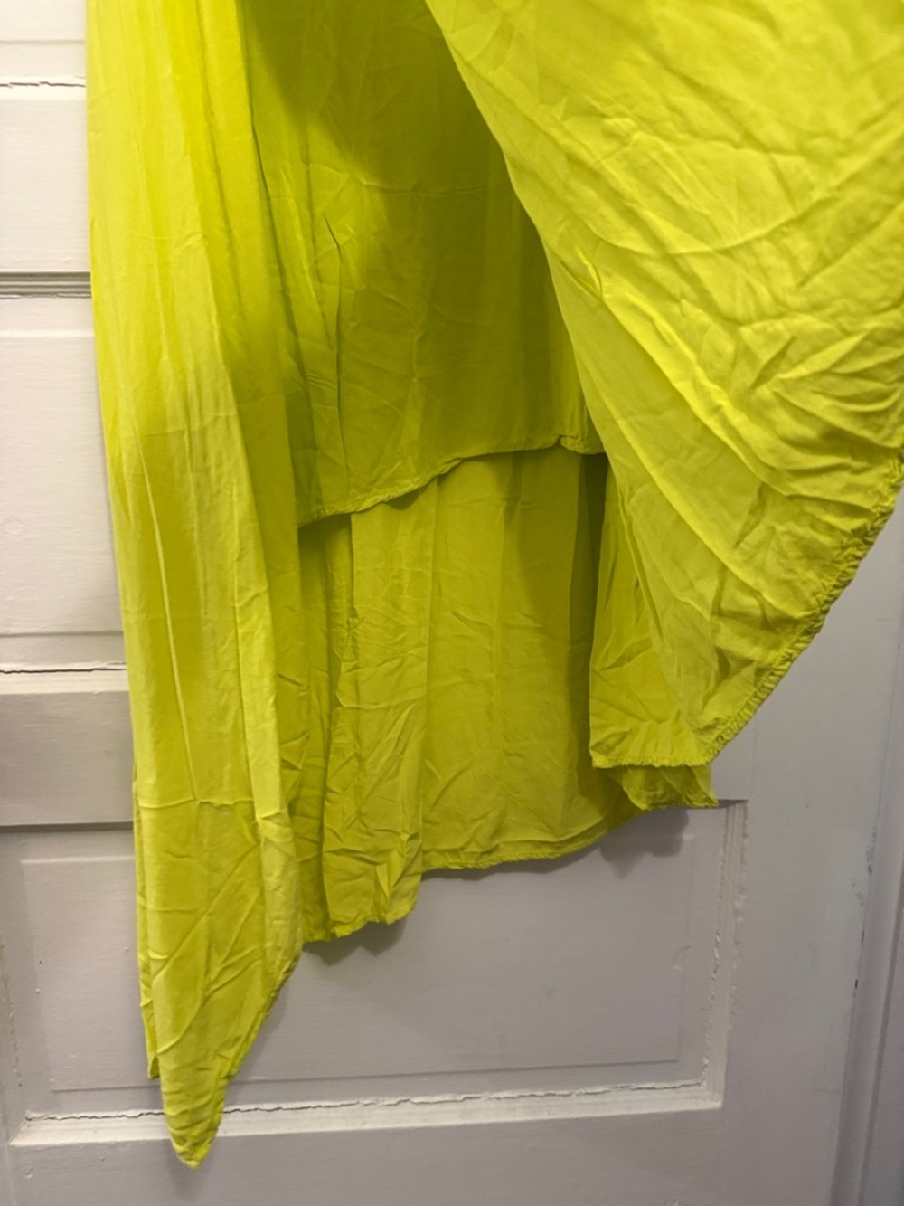 Splendid Chartreuse High-Low Tank Dress - Picture 5 of 6